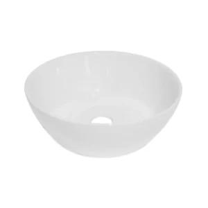 Bacha Nahuel Loza NEW (Blanco) (Diámetro 31 cm. x Alto 11cm.)