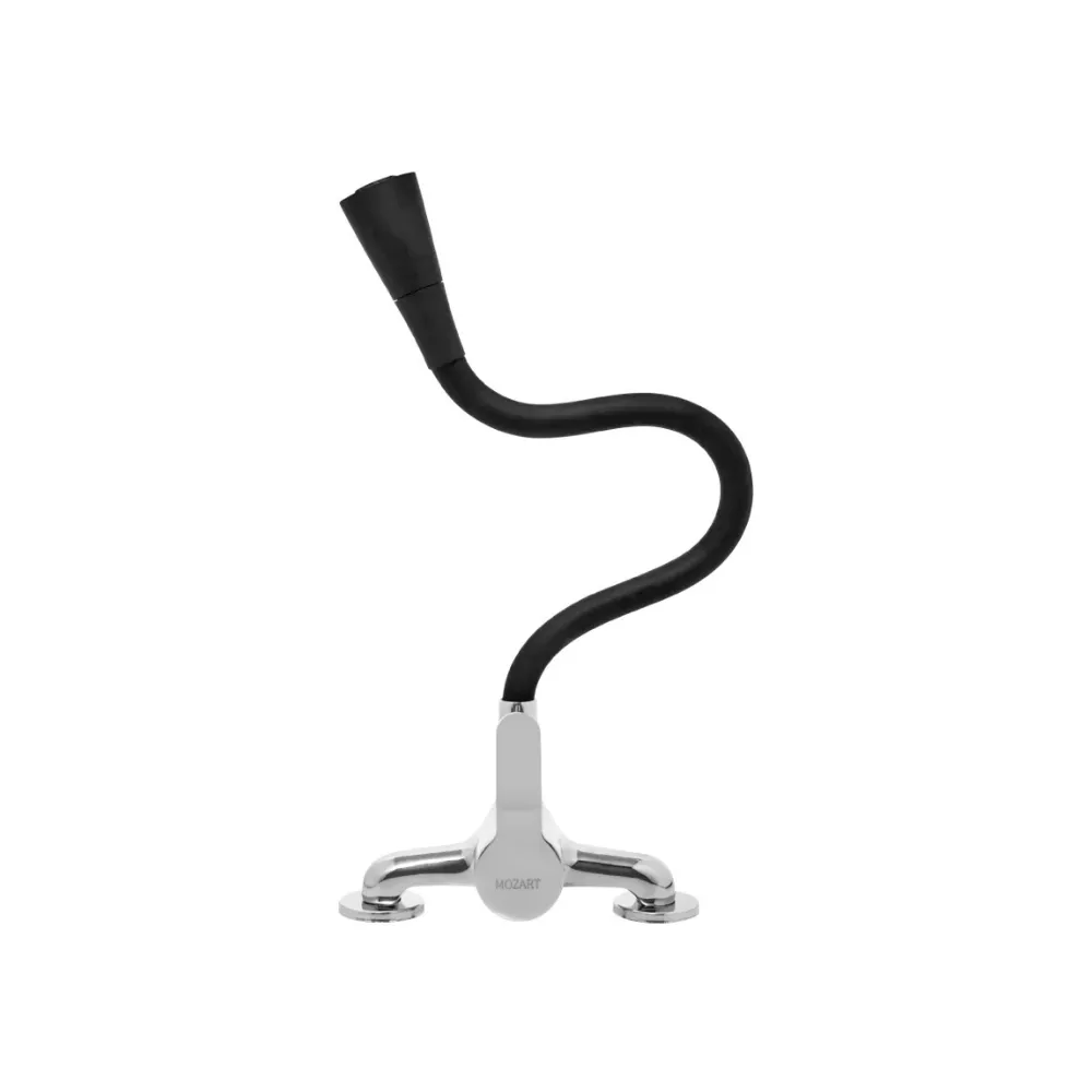 Griferia-monocomando-cocina-flexible-MOZART-Seul-9085-Negra